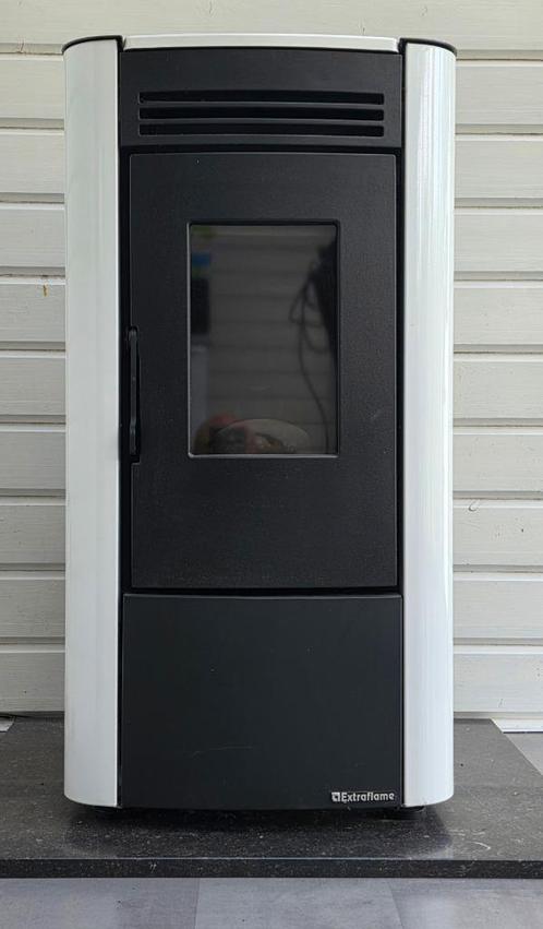 Pelletkachel Extraflame 7.4 kw, Huis en Inrichting, Kachels, Gebruikt, Vrijstaand, Pelletkachel, Overige brandstoffen, Ophalen