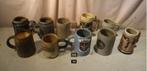 10 Pots à Bière Anciens en faïence et céramique, Antiquités & Art, Enlèvement ou Envoi