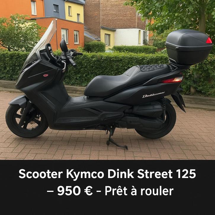 Scooter Kymco Dink Street 125 – 950 €, Fietsen en Brommers, Scooters | Kymco, Gebruikt, Overige modellen, Benzine, Ophalen