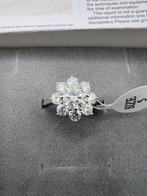 Bague pierre Moissanite, Neuf, Plus petit que 17, Enlèvement, Argent