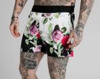 Black Floral Swim Short zwemshort zwembroek heren bloemen, Ophalen of Verzenden, Maat 46 (S) of kleiner, Zwemshort