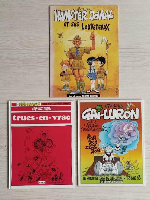 3 BD de Gotlib, Livres, BD, Utilisé, Plusieurs BD, Enlèvement ou Envoi