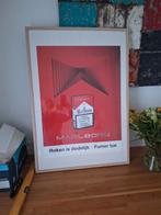 MARLBORO poster in kader, Ophalen, Zo goed als nieuw, Reclame, Met lijst