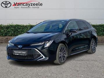 Toyota Corolla TS Premium+cam+nav+sens V&A, Autos, Euro 6, Corolla, Noir, 5 portes