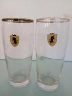 Twee oude JUPILER-brillen met alleen het stierlogo, Ophalen of Verzenden, Zo goed als nieuw, Glas of Glazen, Jupiler