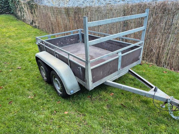 Remorque double essieux, Auto diversen, Aanhangers en Bagagewagens, Ophalen