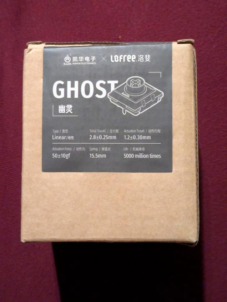Lofree x Kailh - Ghost Full POM Low Profile Switches - 90Pcs, Computers en Software, Toetsenborden, Nieuw, Ophalen of Verzenden