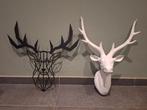 Hertenkop wanddecoratie x 2, Enlèvement, Utilisé