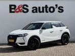 DS Automobiles DS3 Crossback 1.2 Performance Line+ Leder alc, Auto's, Automaat, Navigatiesysteem, Zwart, Wit