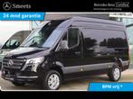 Mercedes-Benz Sprinter 319 CDI L2H2 PRO 3.5T TREKHAAK LED, Auto's, Bestelwagens en Lichte vracht, Automaat, 4 cilinders, Zwart