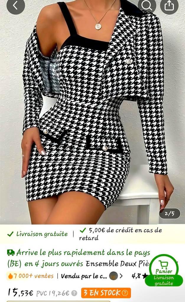 Ensembles: Vestes tailleurs à vendre, Kleding | Dames, Jumpsuits, Zo goed als nieuw, Wit, Ophalen