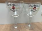 Glazen Westmalle Trappist 2 stuks, Verzamelen, Ophalen, Zo goed als nieuw, Glas of Glazen, Overige merken