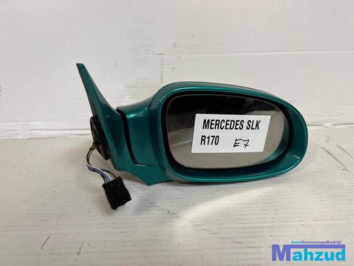 MERCEDES SLK R170 rechts groen spiegel 2000-2004, Auto-onderdelen, Spiegels, Mercedes-Benz, Gebruikt, Ophalen of Verzenden
