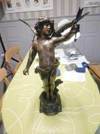 Prachtige  beeld van samac gesigneerd door l. Moreau, Enlèvement