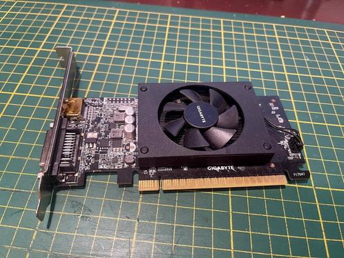 Gigabyte NVIDIA GeForce GT 710 1 GB GDDR5, Computers en Software, Videokaarten, Zo goed als nieuw, Nvidia, PCI-Express 2.0, GDDR5