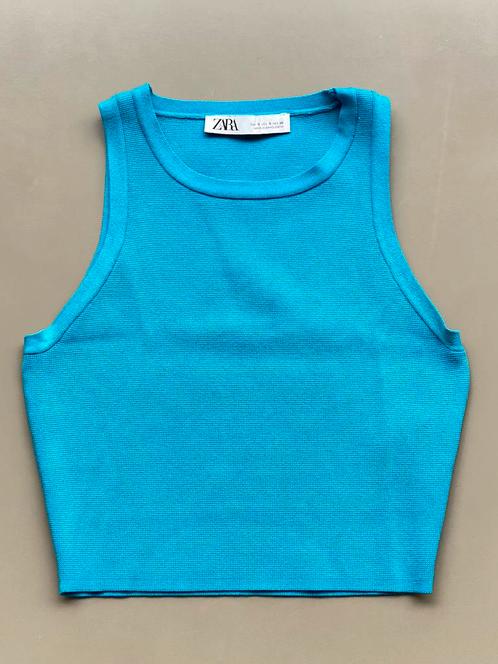 Top Zara turquoise 158-164, Enfants & Bébés, Vêtements enfant | Taille 164, Comme neuf, Fille, Chemise ou À manches longues, Enlèvement ou Envoi