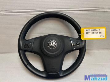 OPEL CORSA D leer leder stuurwiel stuur met airbag 2006-2015 beschikbaar voor biedingen