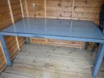 Twee tuintafels, Tuin en Terras, Tuintafels, Ophalen, Gebruikt, Rechthoekig, Aluminium