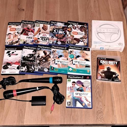 Games Lot: Playstation 2, Playstation 3 en Wii, Games en Spelcomputers, Games | Sony PlayStation 2, Zo goed als nieuw, Ophalen