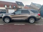 Ford EXPLORER Platinum 3.0i 457pk PHEV 12Maanden GARANTIE, Auto's, Ford, Automaat, Bruin, Explorer, 7 zetels