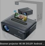 Nieuw 2025 projector 4k 8k Dolby Android, Audio, Tv en Foto, Beamers, Ophalen of Verzenden, Nieuw, LCD