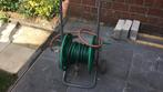 Tuinslanghaspel met tuinslang, Tuin en Terras, Tuinslangen, Ophalen, Gebruikt, Tuinslanghaspel