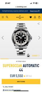 BREITLING SUPEROCEAN 44  5/2025, Handtassen en Accessoires, Ophalen, Nieuw, Breitling