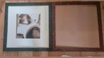 ✨️ 2 grands cadres photo/cadres à peinture - RÉDUCTION GROUP, 75 cm ou plus, Comme neuf, Enlèvement, Bois