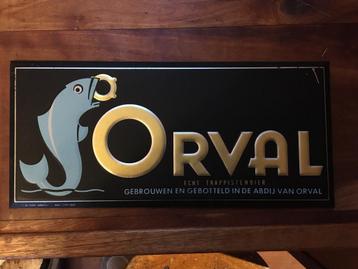 Orval reclame bordje