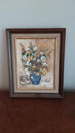 Schilderij Vaas met bloemen  van  Agnès Galland, Ophalen of Verzenden