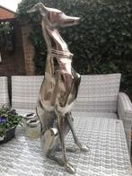 groot statig windhond whippet greyhound hond aluminium, Ophalen of Verzenden