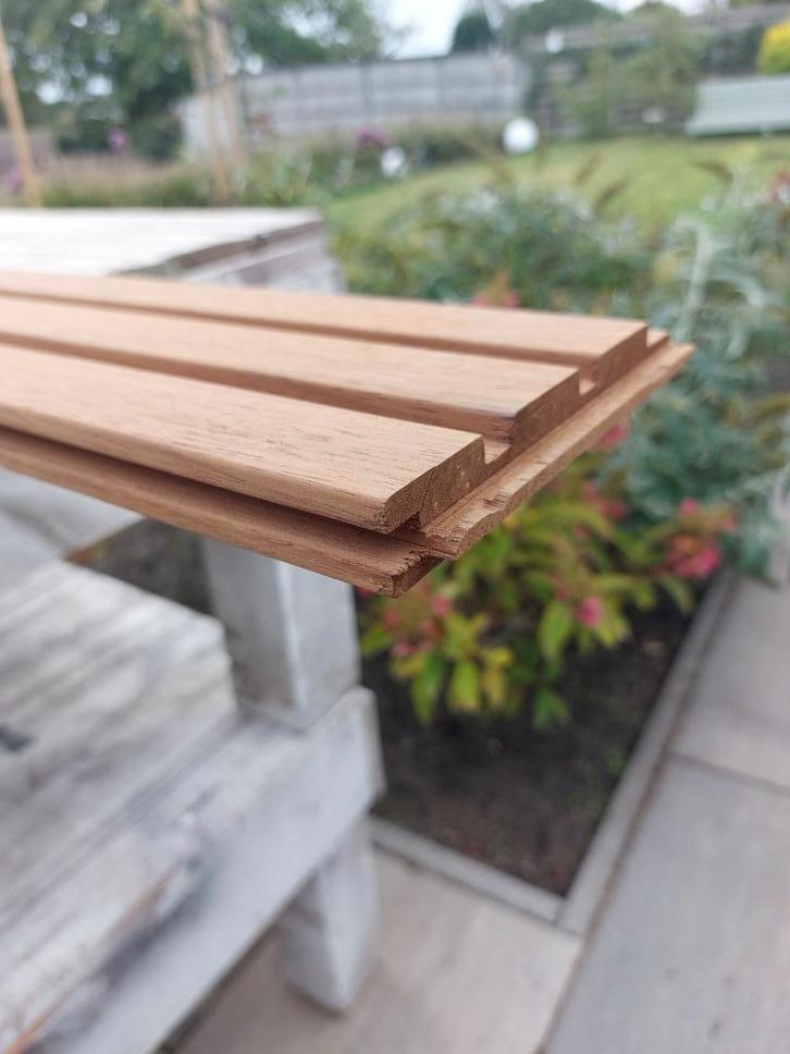 30 pakken Ayous thermisch gemodificeerde gevelbekleding, Doe-het-zelf en Bouw, Hout en Planken, Nieuw, Plank, Overige houtsoorten