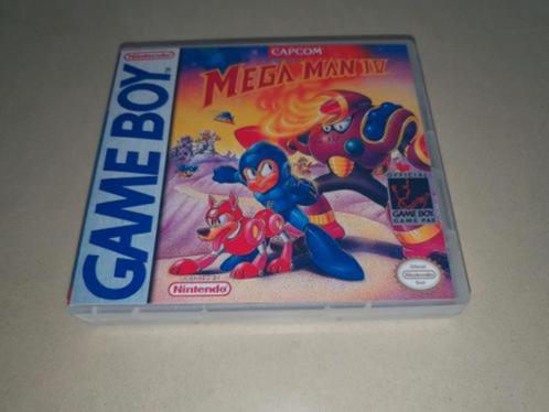 Mega Man IV Game Boy GB Game Case, Games en Spelcomputers, Games | Nintendo Game Boy, Zo goed als nieuw, Verzenden