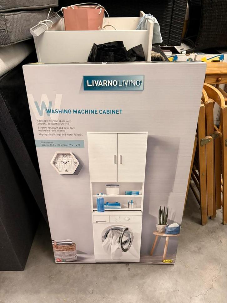 Wasmachine meubel, Huis en Inrichting, Kasten | Stellingkasten, Zo goed als nieuw, Ophalen