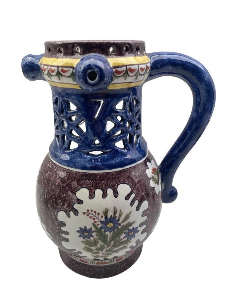 Boch Frères Keramis decoratieve kruik gesigneerd en genummer, Antiek en Kunst, Antiek | Keramiek en Aardewerk, Ophalen of Verzenden