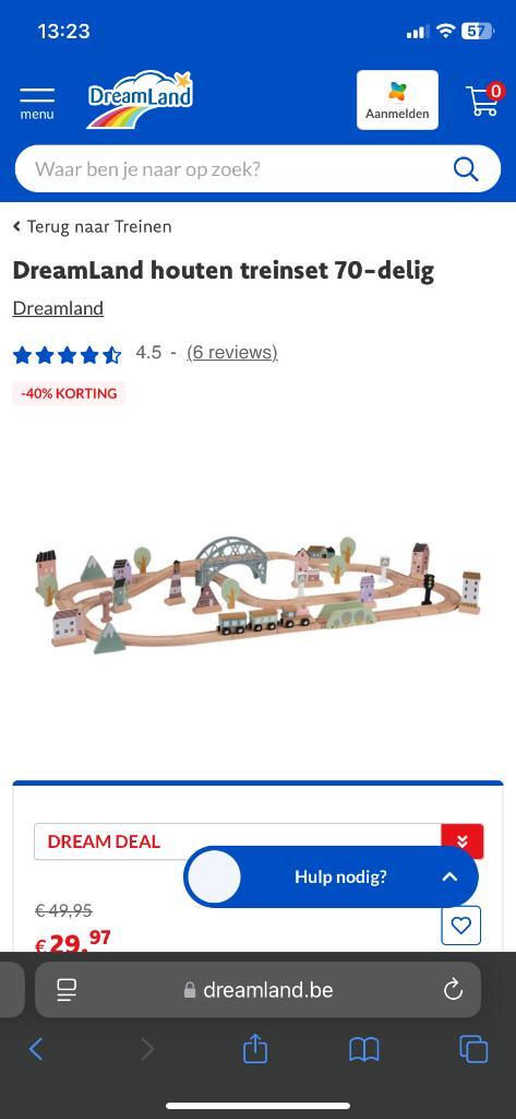 Set houten treinsporen, Kinderen en Baby's, Speelgoed | Houten speelgoed, Zo goed als nieuw, Overige typen, Ophalen