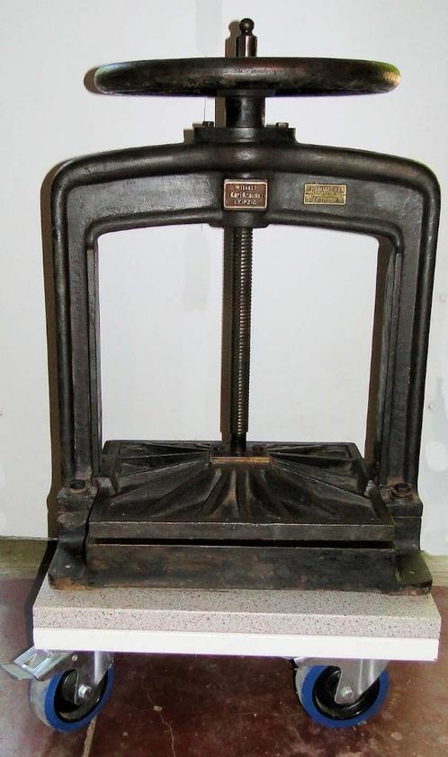 Boekbinderspers Krause, Antiek en Kunst, Antiek | Gereedschap en Instrumenten, Ophalen