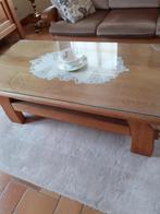 Salontafel gezandstraalde eik, Huis en Inrichting, Ophalen, Gebruikt