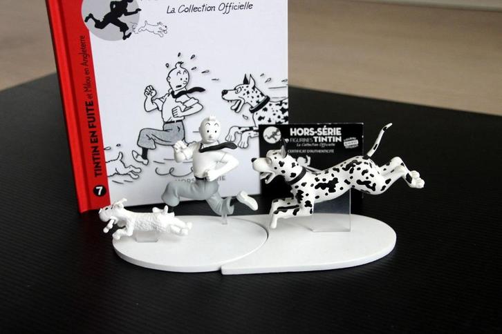 Kuifje figurine Tintin hors série n 7 ïle noire rotsen Hergé, Verzamelen, Stripfiguren, Zo goed als nieuw, Kuifje, Ophalen