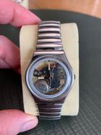 Swatch horloge, Handtassen en Accessoires, Horloges | Heren, Ophalen, Staal, Gebruikt, Staal