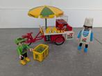 Playmobil 3848 Hot dog stand fiets compleet, Ophalen of Verzenden, Zo goed als nieuw, Complete set