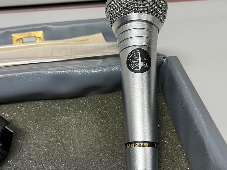 Tonsil MD-279 vintage microfoon (Unitra Tonsil), Muziek en Instrumenten, Microfoons, Zo goed als nieuw, Ophalen of Verzenden