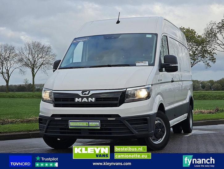 MAN TGE 3.180 L3H3 Dubbellucht AC!, Auto's, Bestelwagens en Lichte vracht, Bedrijf, ABS, Airconditioning, Cruise Control, Trekhaak