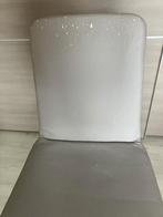 8Stoelen eetkamer (lederlook grijs) - hoes vervangbaar, Ophalen, Gebruikt, Grijs, Metaal