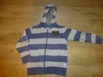 blauwe grijze trui / vest met kap van MEXX maat 122 - 128, Kinderen en Baby's, Kinderkleding | Maat 122, Jongen, Trui of Vest
