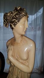 Belle grande statue Deesse grec 60 cm de haut en resine, Antiquités & Art, Enlèvement ou Envoi