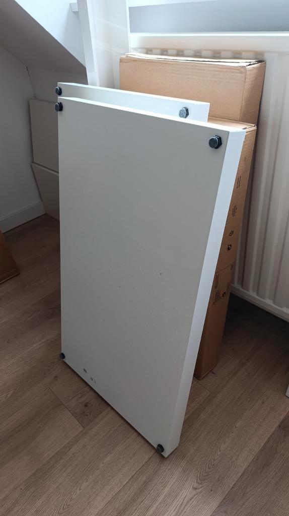 Ikea Nordli bovenblad & plint (2x) + blok 2 lades 80 x 23cm, Huis en Inrichting, Kasten | Dressoirs, Nieuw, Ophalen