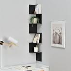 Hoekkast, boekenkast, boekenplank zwart | 123x 19,5x 19,5 cm, Huis en Inrichting, Woonaccessoires | Wandplanken en Boekenplanken