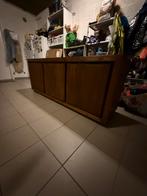 Massieve houten opbergkast – 191x53x76 cm, Huis en Inrichting, Kasten | Dressoirs, Ophalen, 150 tot 200 cm, Overige houtsoorten