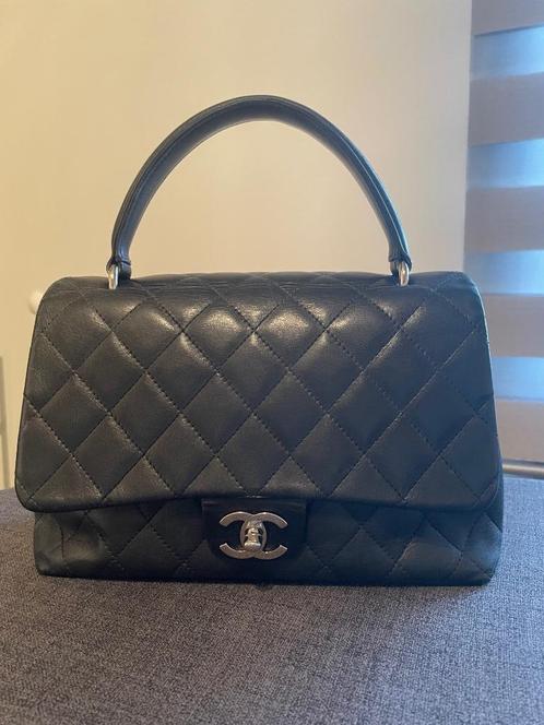 Chanel vintage handtas zwart, Bijoux, Sacs & Beauté, Sacs | Sacs Femme, Comme neuf, Sac à main, Noir, Enlèvement ou Envoi